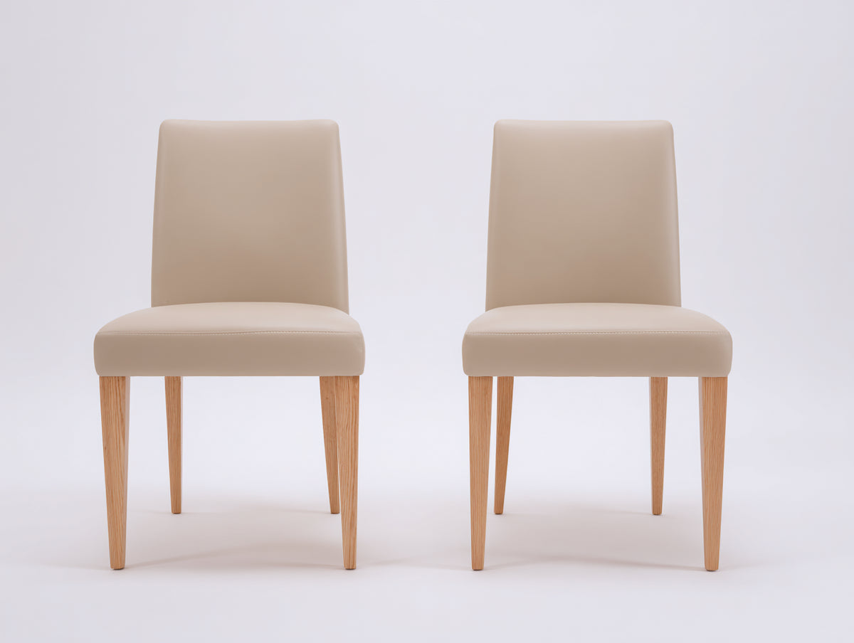 Esszimmerstuhl Polsterstuhl 50x55x85 cm - Beige-Natur - modernes Design für Esszimmer