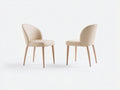 Esszimmerstuhl Polsterstuhl 55x60x85 cm - Beige-Natur - modernes Design für Esszimmer